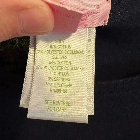 Lilly Pulitzer Ramona Fringe Sweater Size XS Blue - Picture 5 of 12